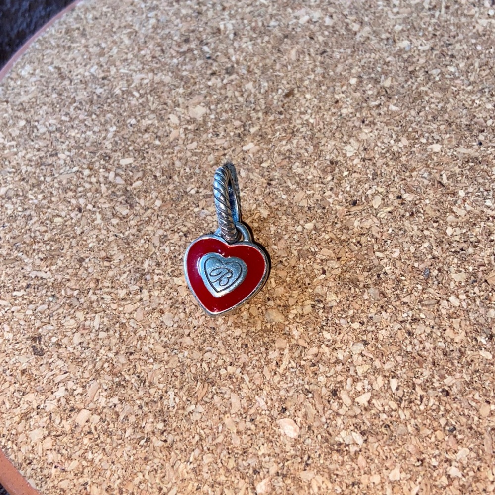 Brighton Charm for Charm Bracelet Red enamel Heart ♥️